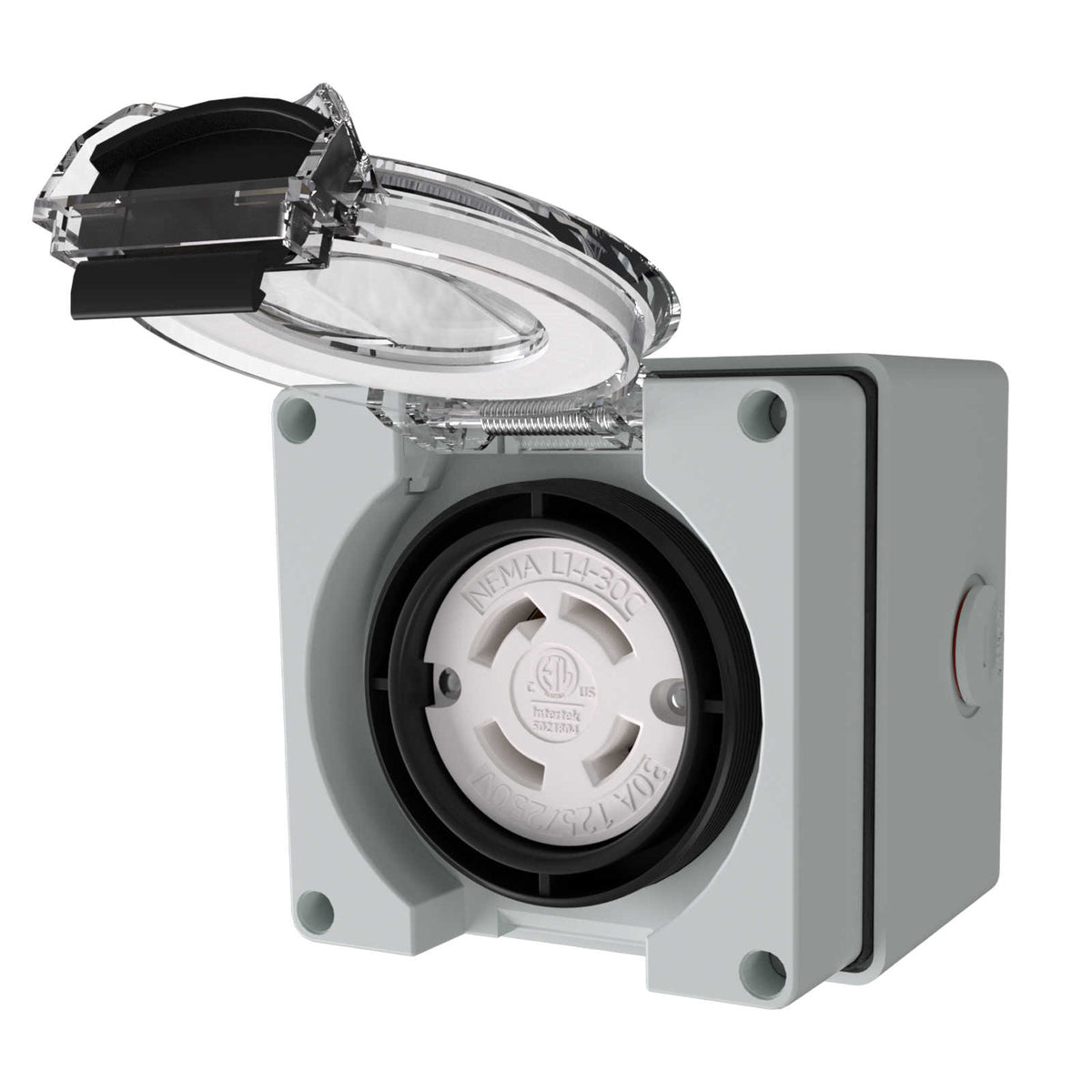 NEMA L14-30c 30Amp Locking Female Plug Box for generators welding machines