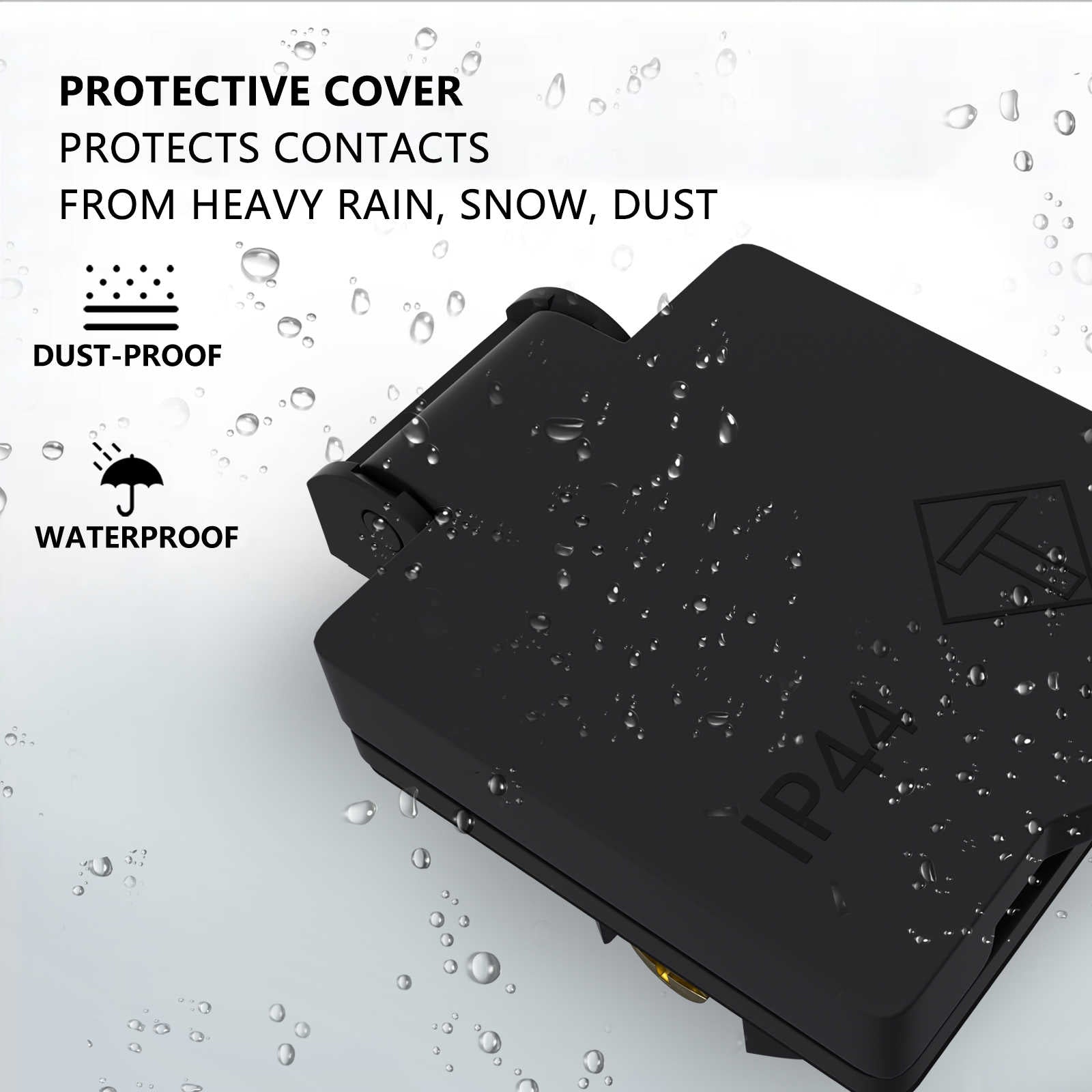 The cover can protect from heavy water snow and dust