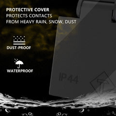 The cover can protect from heavy water snow and dust