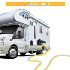 The outlet can be used as EV RV power outlet