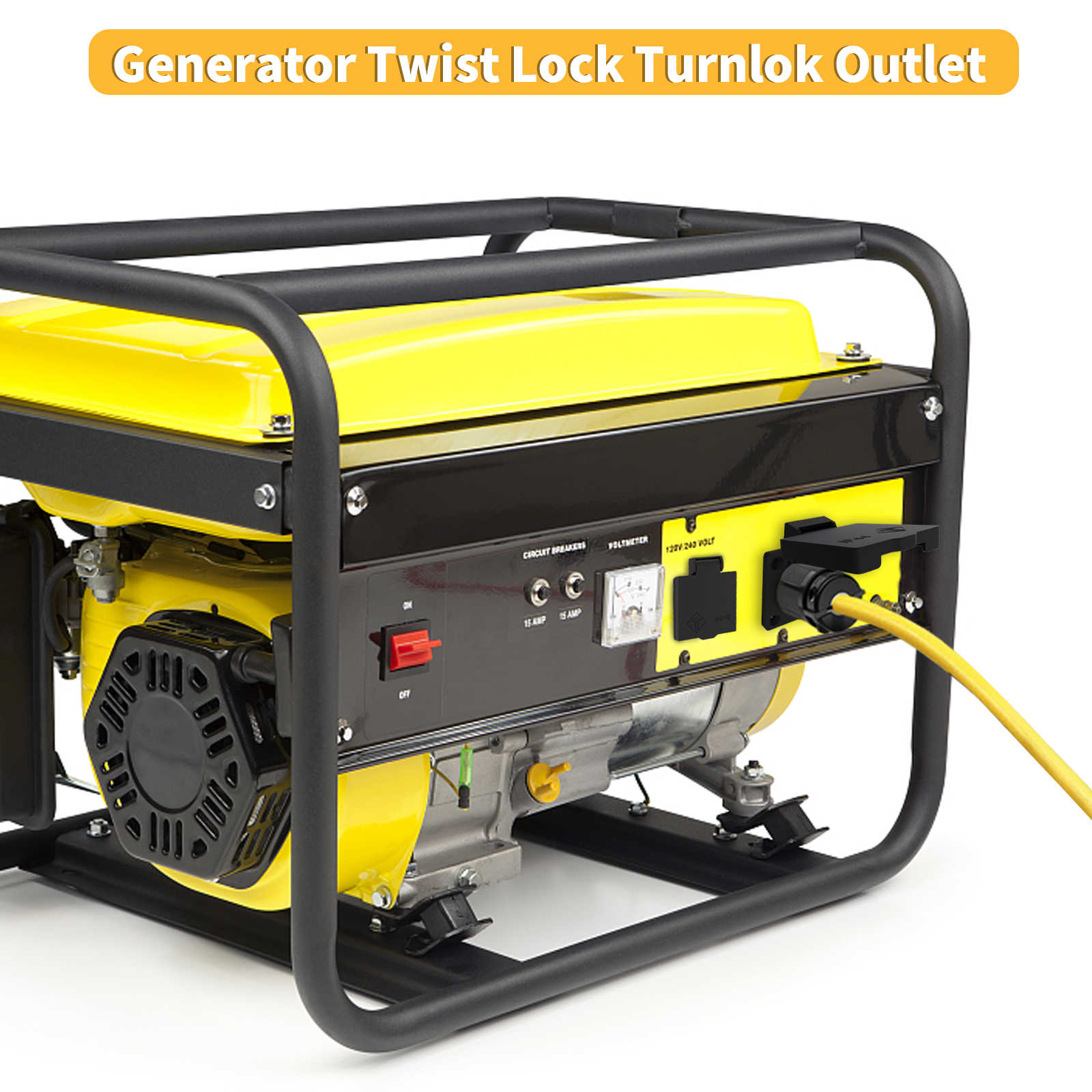 The outlet can be used as generator twist lock turnlok outlet